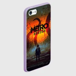 Чехол для iPhone 5/5S матовый Metro Exodus - фото 2