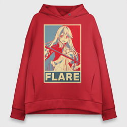 Женское худи Oversize хлопок Flare Jioral