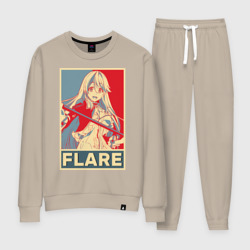 Женский костюм хлопок Flare Jioral