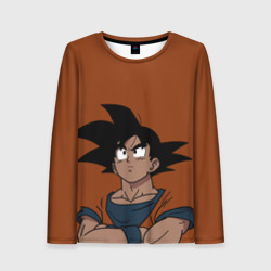 Женский лонгслив 3D Dragon ball Драгон болл