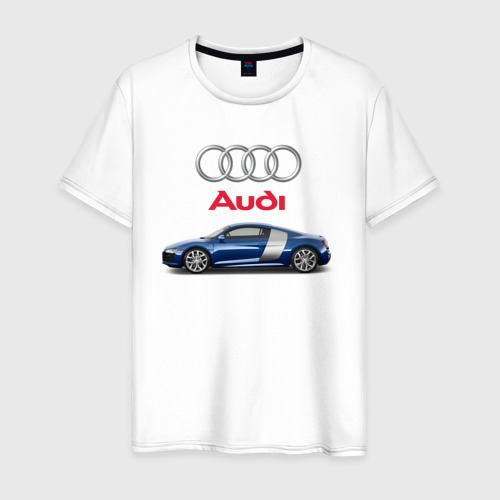 Мужская футболка хлопок AUDI R8