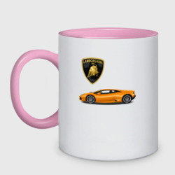 Кружка двухцветная Lamborghini