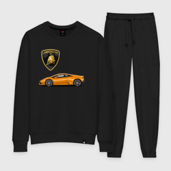 Женский костюм хлопок Lamborghini