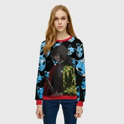 Женский свитшот 3D Гио Томиока Клинок - фото 2