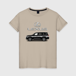 Женская футболка хлопок Lexus