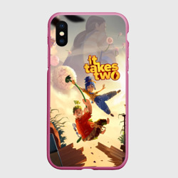 Чехол для iPhone XS Max матовый It Takes Two