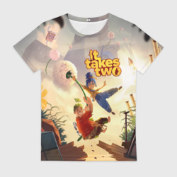 Женская футболка 3D It Takes Two