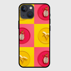 Чехол для iPhone 13 mini Фрукты шахматы
