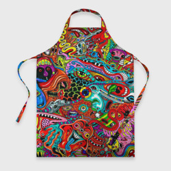 Фартук 3D Abstraction bright