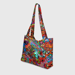 Пляжная сумка 3D Яркая абстракция bright abstraction - фото 2