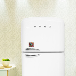 Магнит виниловый Квадрат Abstraction bright - фото 2