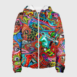 Женская куртка 3D Яркая абстракция bright abstraction