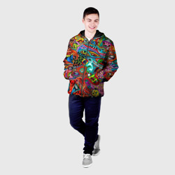 Мужская куртка 3D Яркая абстракция bright abstraction - фото 2
