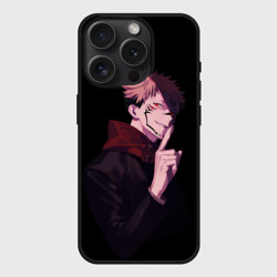 Чехол силиконовый для Apple iPhone 15 Pro матовый Магическая битва Sukuna