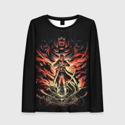 Женский лонгслив 3D Стальной алхимик