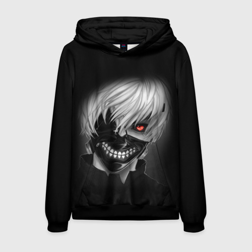 Мужская толстовка 3D Tokyo ghoul Токийский гуль, цвет черный