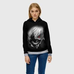 Женская толстовка 3D Tokyo ghoul Токийский гуль - фото 2