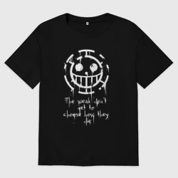 Мужская футболка хлопок Oversize One piece Ван Пис