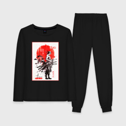 Женская пижама с лонгсливом хлопок One piece Ван Пис