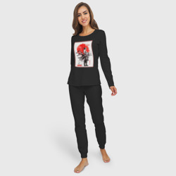 Женская пижама с лонгсливом хлопок One piece Ван Пис - фото 2