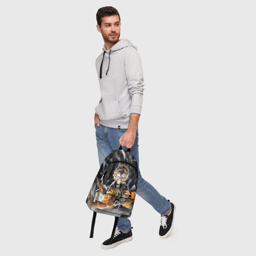 Рюкзак 3D с принтом ЗЕНИЦУ | ZENITSU | KNY, фото #5