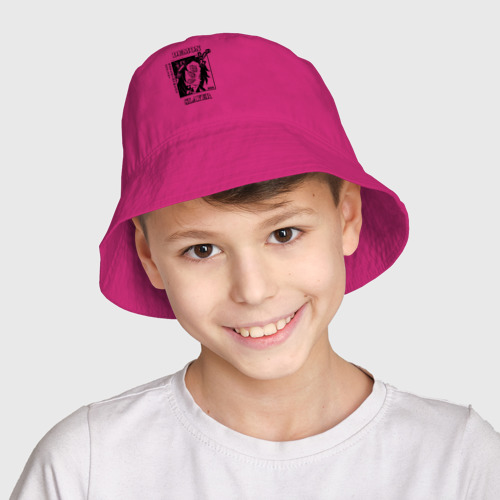 Детская панама хлопок Кокушибо Demon Slayer, цвет ярко-розовый - фото 3