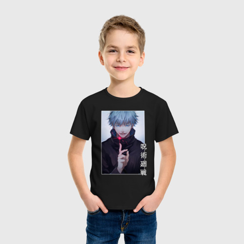 Детская футболка хлопок Магическая битва Toge, цвет черный - фото 3