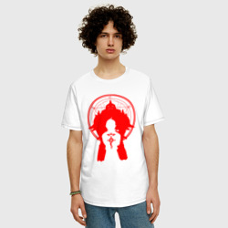 Мужская футболка хлопок Oversize Стальной алхимик - фото 2