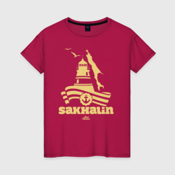 Женская футболка хлопок Sakhalin