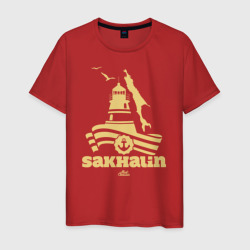 Мужская футболка хлопок Sakhalin