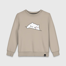 Bongo Cat – Детский свитшот хлопок с принтом купить со скидкой в -13%