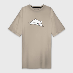 Платье-футболка хлопок Bongo Cat