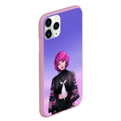 Чехол для iPhone 11 Pro Max матовый Anime girl - фото 2