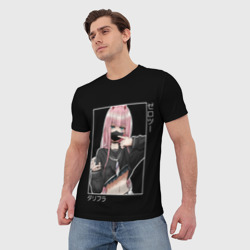 Мужская футболка 3D Zero Two - фото 2