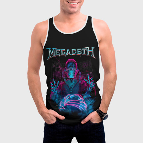 Мужская майка 3D Megadeth, цвет 3D печать - фото 3