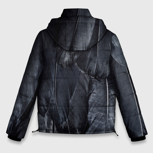 Мужская зимняя куртка 3D Ворона, цвет черный - фото 2
