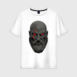 Женская футболка хлопок Oversize Kratos art