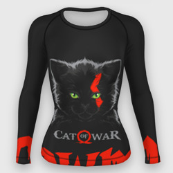 Женский рашгард 3D Cat of war