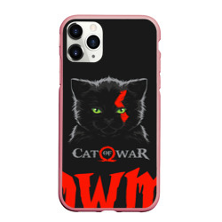 Чехол для iPhone 11 Pro Max матовый Cat of war