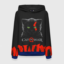 Женская толстовка 3D Cat of war