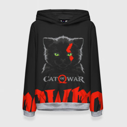 Женская толстовка 3D Cat of war