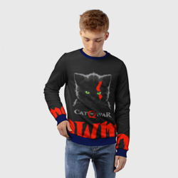 Детский свитшот 3D Cat of war - фото 2