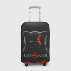 Чехол для чемодана 3D Cat of war