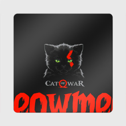 Магнит виниловый Квадрат Cat of war