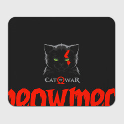 Прямоугольный коврик для мышки Cat of war