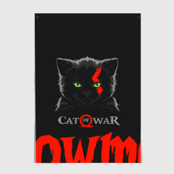 Постер Cat of war