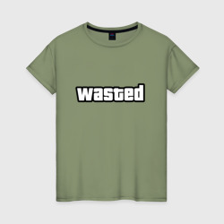 Женская футболка хлопок Wasted