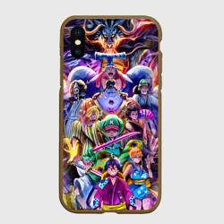 Чехол для iPhone XS Max матовый One piece Ван Пис персонажи