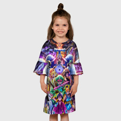 Детское платье 3D One piece Ван Пис персонажи - фото 2