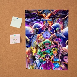 Постер One piece Ван Пис персонажи - фото 2